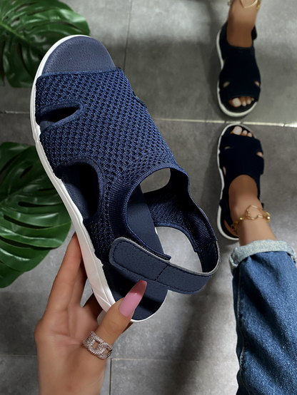 Zachte en Comfortabele Sandalen voor Dames met Stretchmateriaal