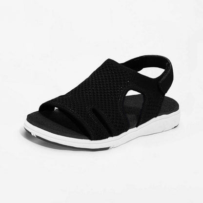 Zachte en Comfortabele Sandalen voor Dames met Stretchmateriaal