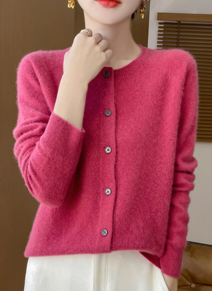 Zachte fijngebreide dames cardigan – Amélie