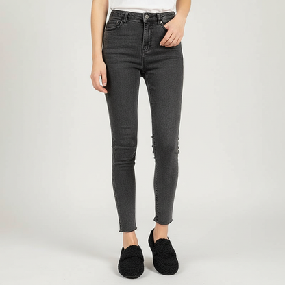 Zachte pluche damespantoffels met antislip zool