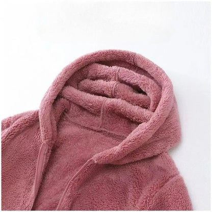 Zachte teddy dames hoodie  – Aria