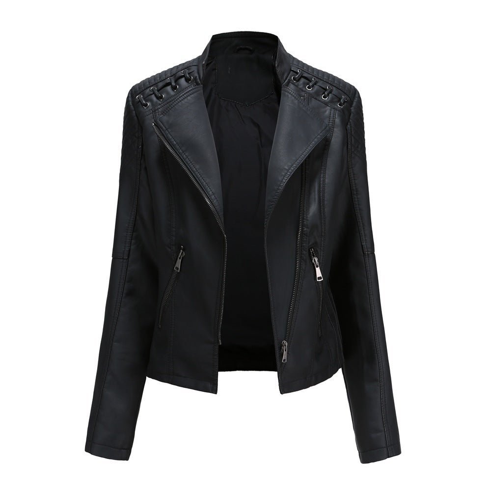 Zale | Leren jas met verwassen look