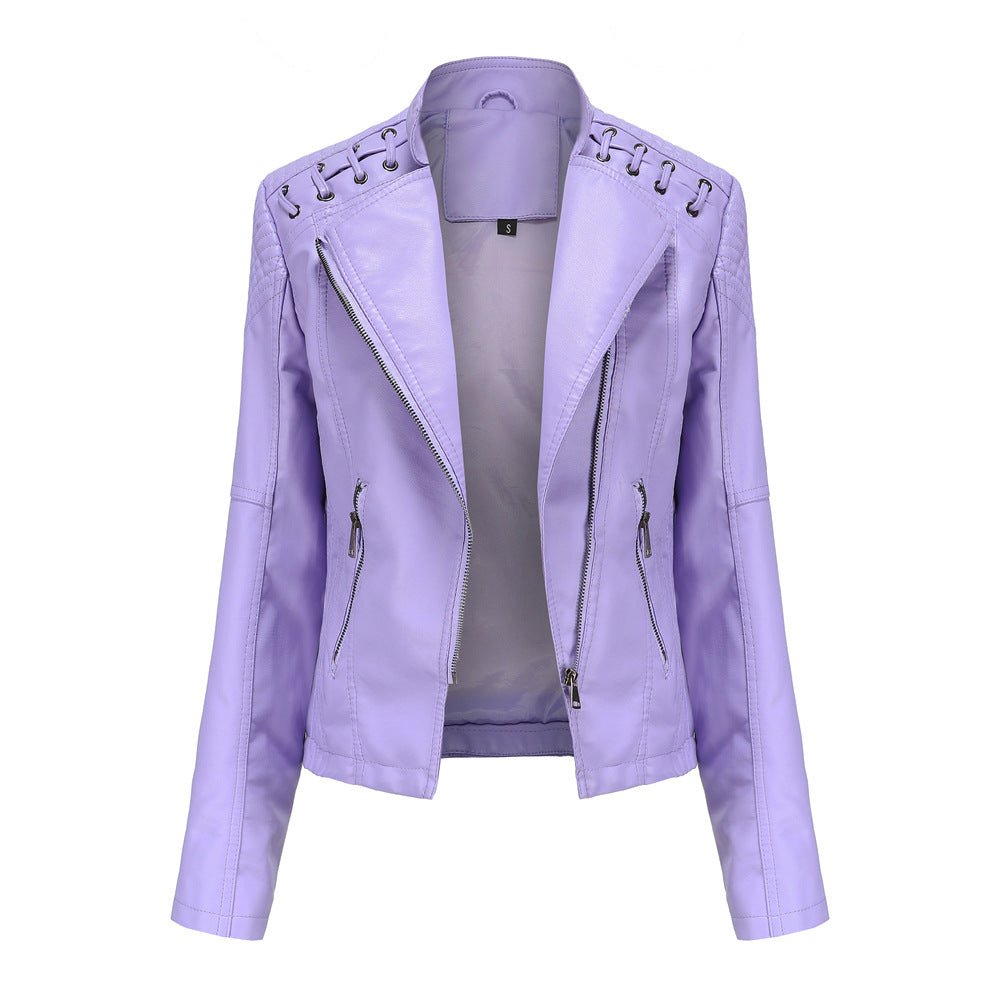 Zale | Leren jas met verwassen look