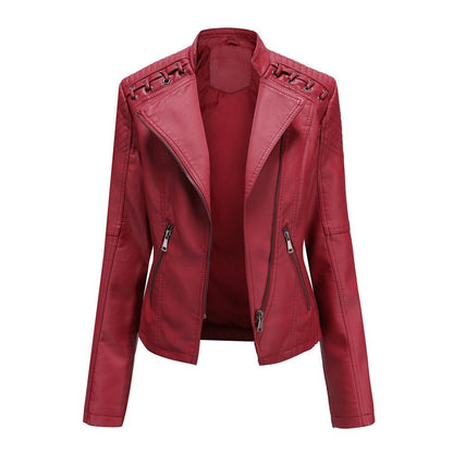 Zale | Leren jas met verwassen look