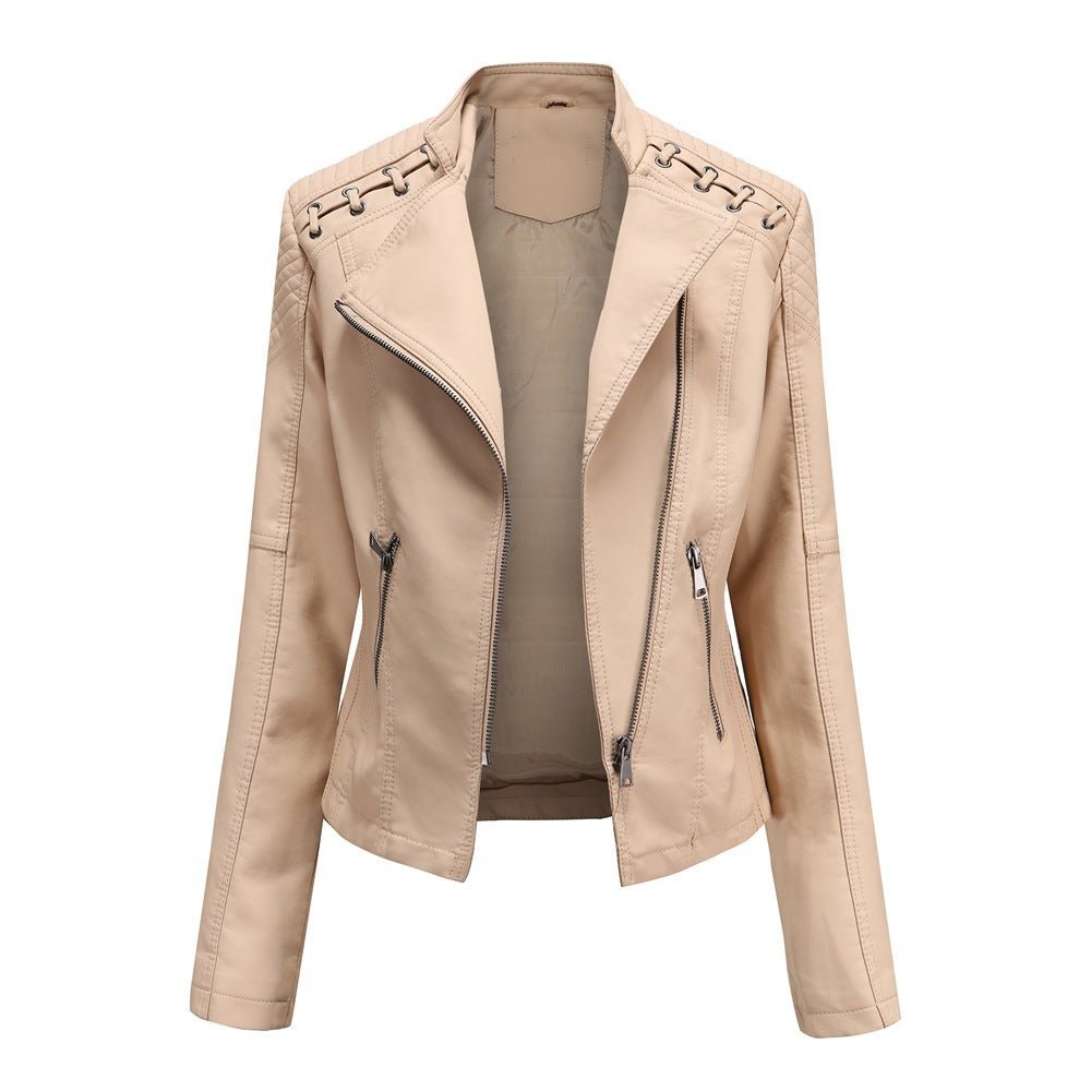 Zale | Leren jas met verwassen look