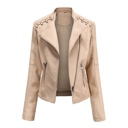 Zale | Leren jas met verwassen look