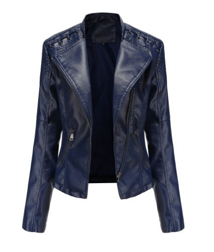 Zale | Leren jas met verwassen look