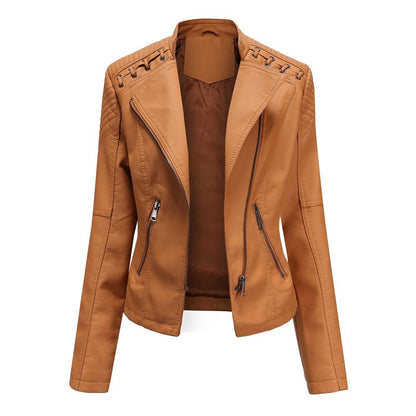 Zale | Leren jas met verwassen look