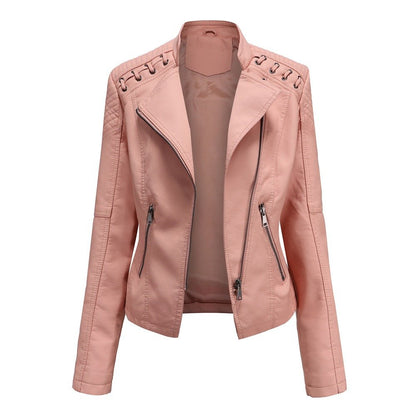 Zale | Leren jas met verwassen look