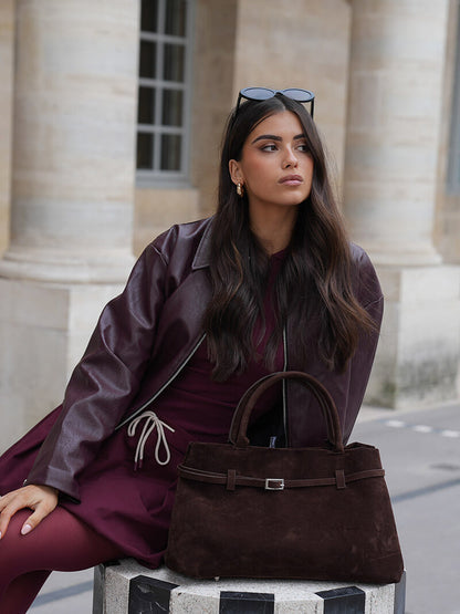 Zella | Luxe Dames Handtas van Suède