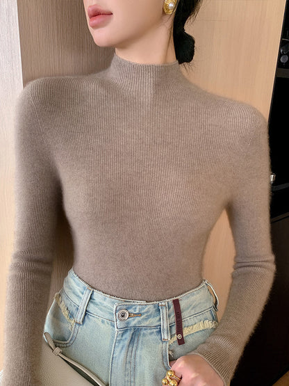 Premium Luxe Fijngebreide Col Sweater