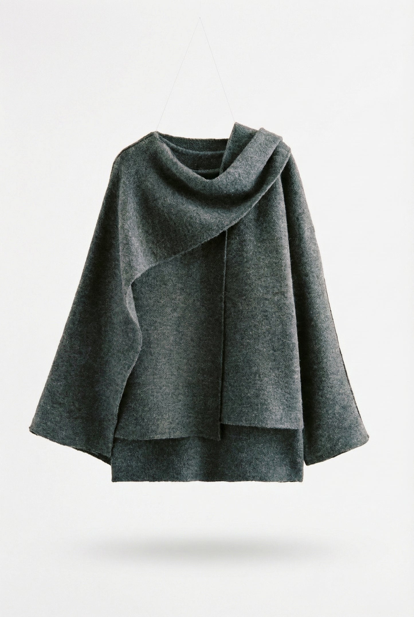 Alvera herfst winter – zachte draped jacket – taupe