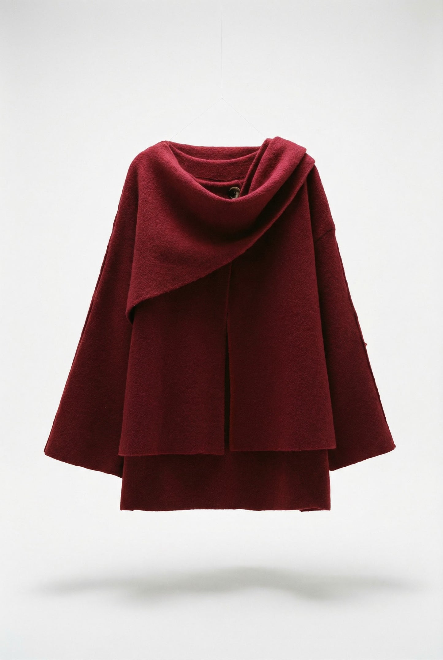Alvera herfst winter – zachte draped jacket – taupe
