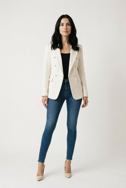 Amelie All-Season – Luxe Tweedlook – Tailored Blazer