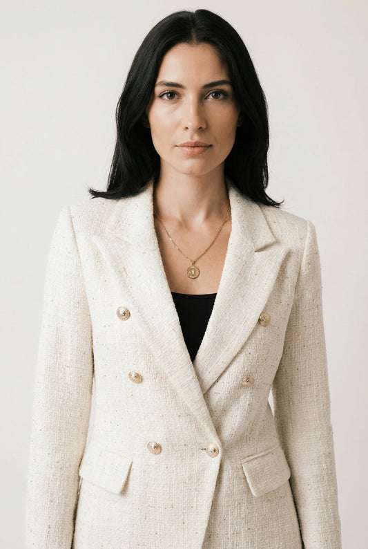 Amelie All-Season – Luxe Tweedlook – Tailored Blazer