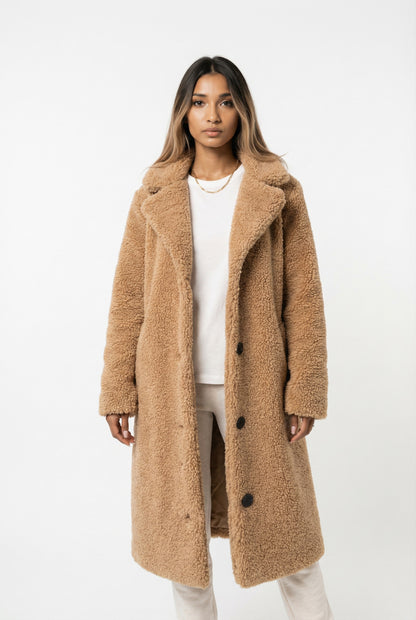 Rachel Teddy Long Coat