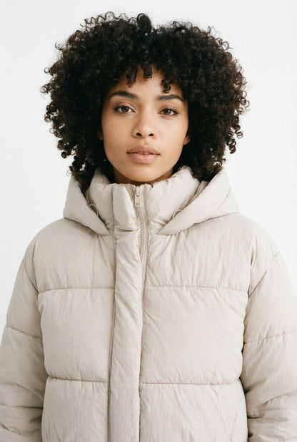 Noëlle Laurent Compact Puffer Hooded Jacket