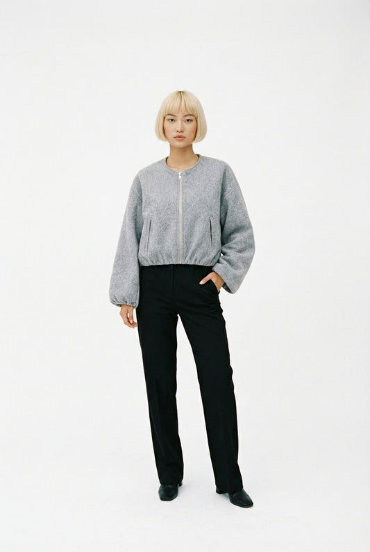Mila Cropped Zip Jacket