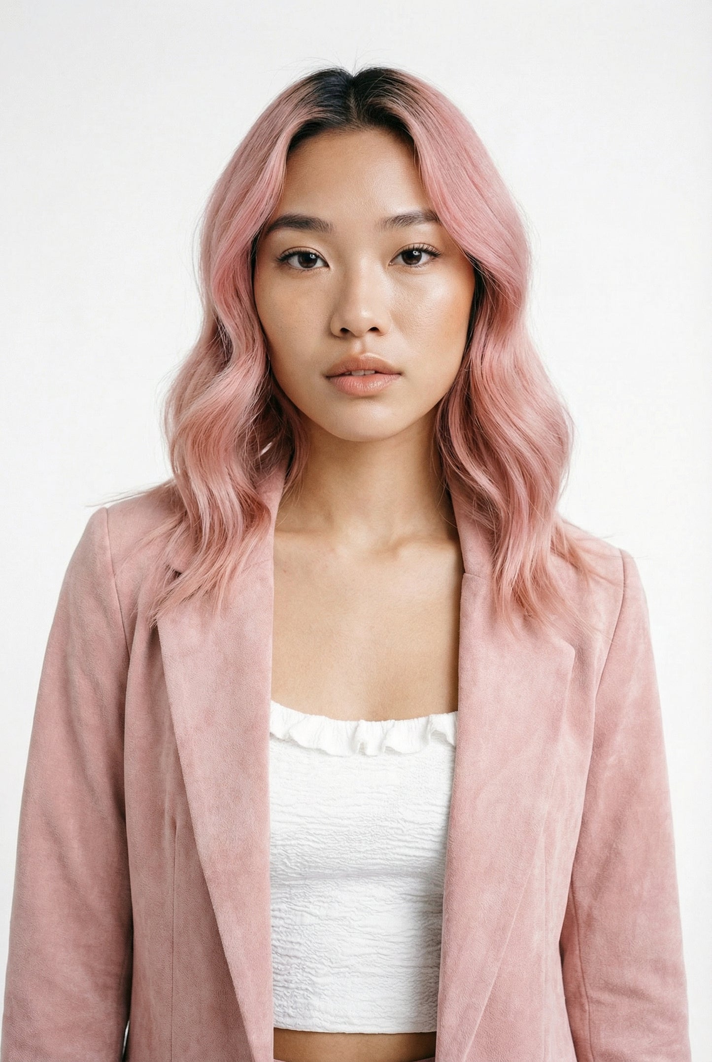 Serena All Season Suède Look Tailored Blazer