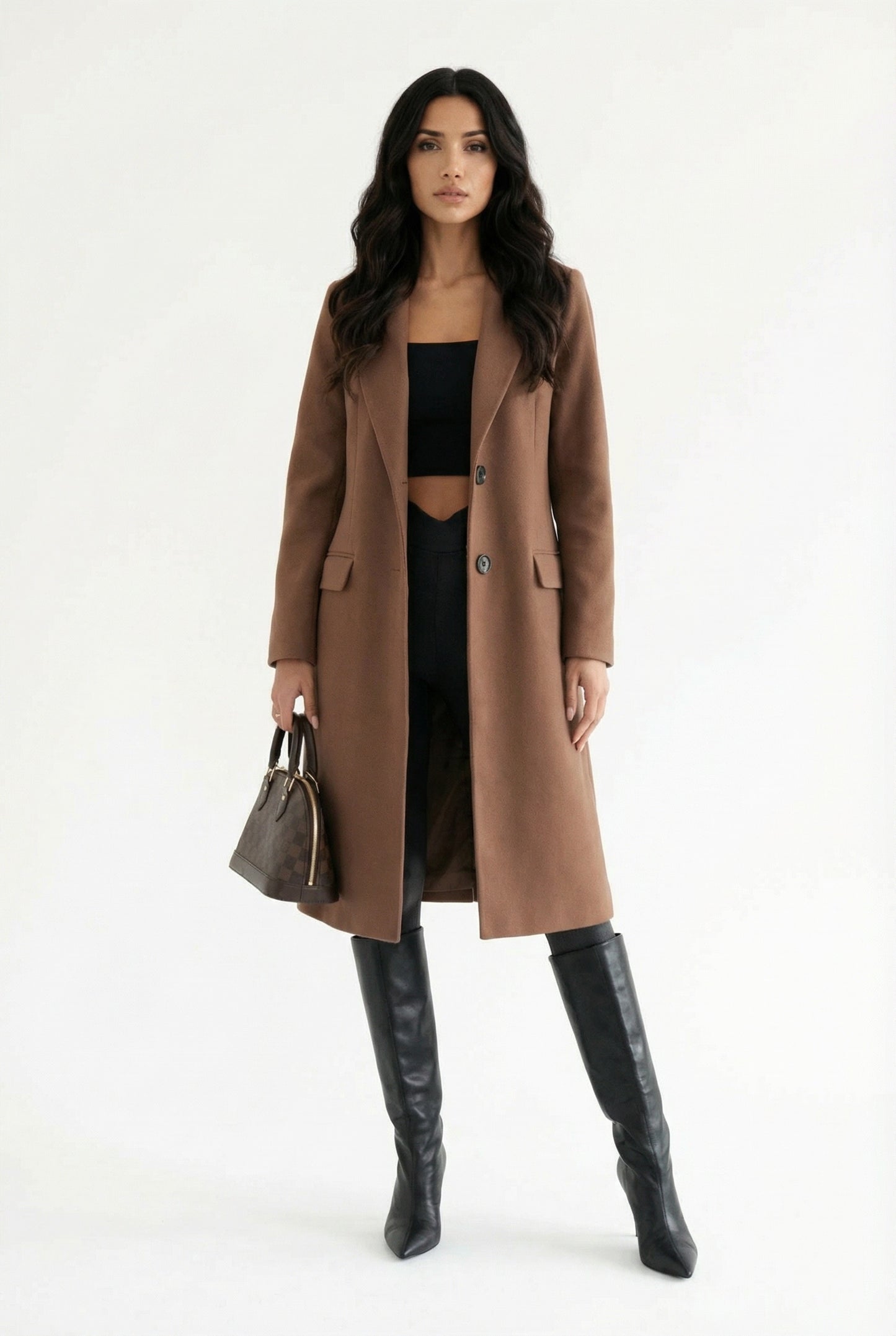 Elysa Prestige Dames Herfst Winter Mantel | Tijdloze Elegantie en Warmte