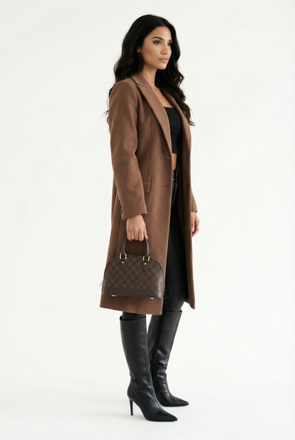 Elysa Prestige Dames Herfst Winter Mantel | Tijdloze Elegantie en Warmte