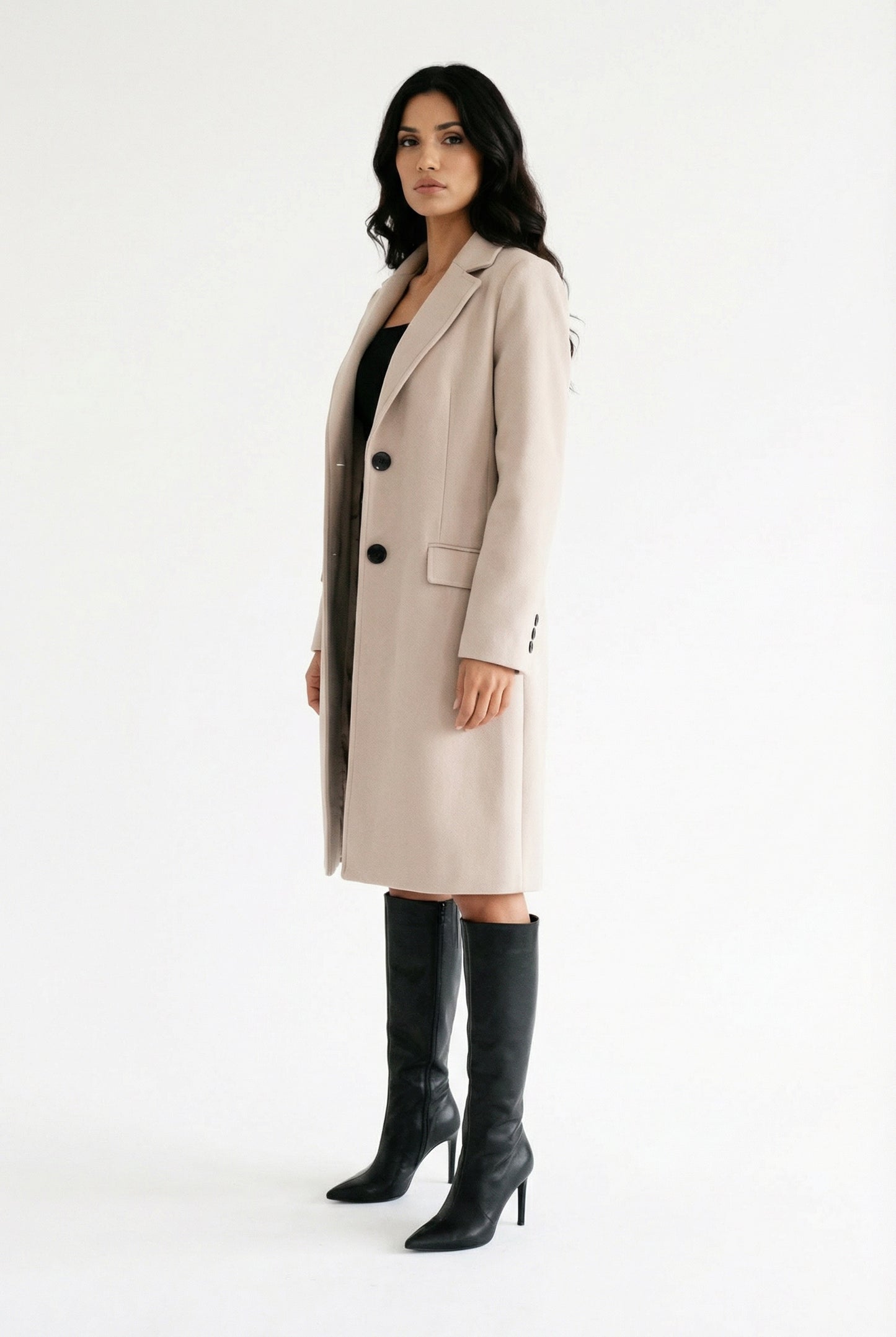 Elysa Prestige Dames Herfst Winter Mantel | Tijdloze Elegantie en Warmte