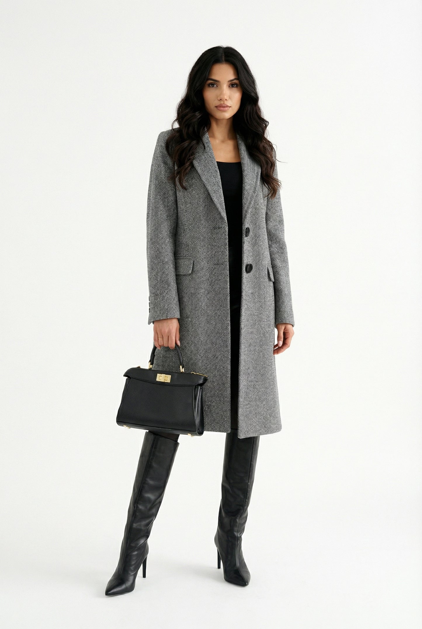 Elysa Prestige Dames Herfst Winter Mantel | Tijdloze Elegantie en Warmte