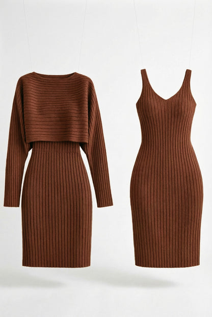 Sara Signature Stripe Duo Set – Soft Sculpt Dames