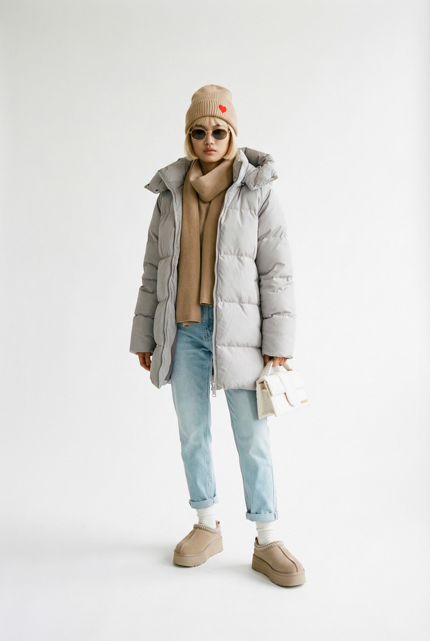 Arctic Volume Puffer Coat Lange Oversized Winterjas Dames