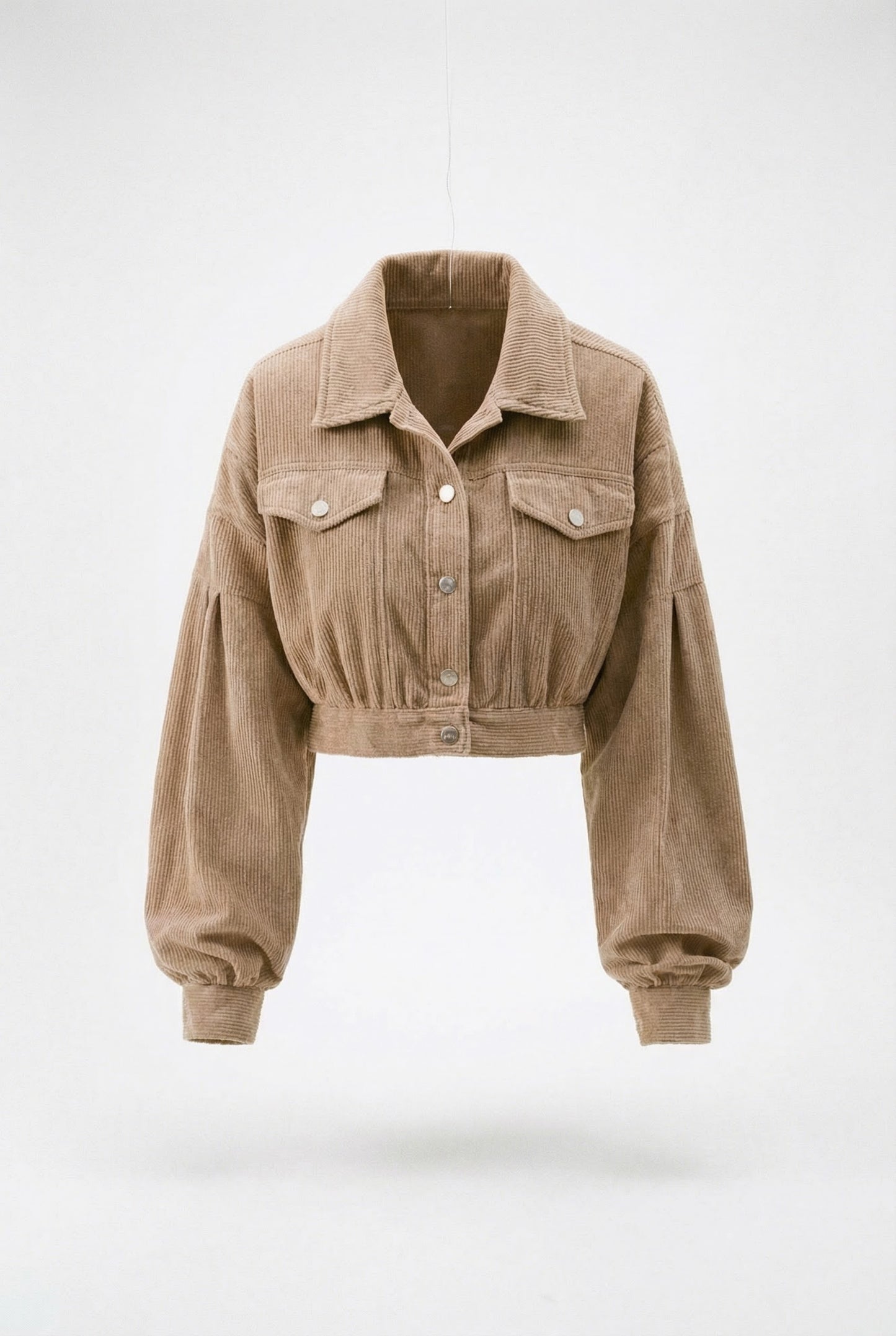 Maison Virelle Cropped Corduroy Jacket