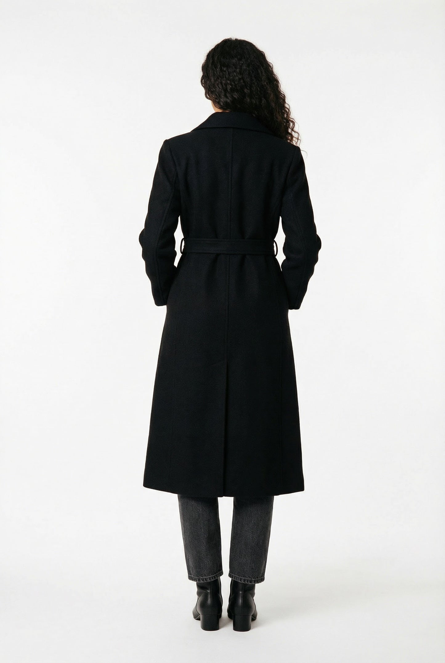 Talia Dames Lange Manteljas | Wolmix, Elegant