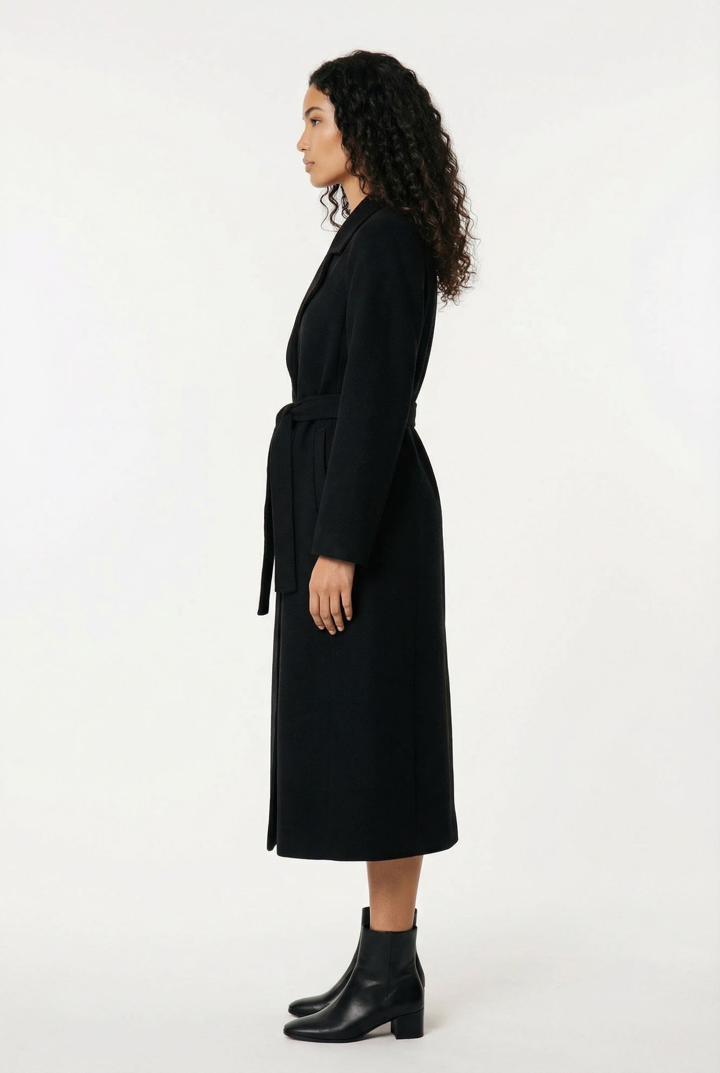 Talia Dames Lange Manteljas | Wolmix, Elegant