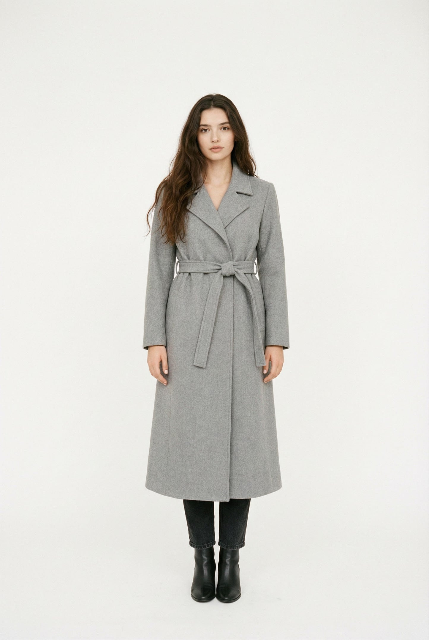 Talia Dames Lange Manteljas | Wolmix, Elegant