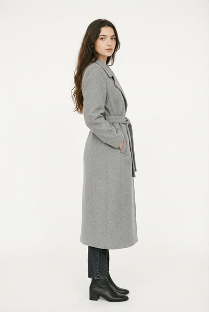 Talia Dames Lange Manteljas | Wolmix, Elegant