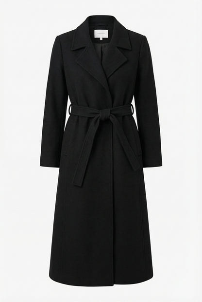 Talia Dames Lange Manteljas | Wolmix, Elegant