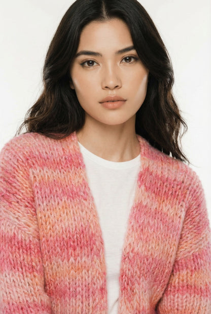Samantha Handgemaakte Gebreide Dames Cardigan
