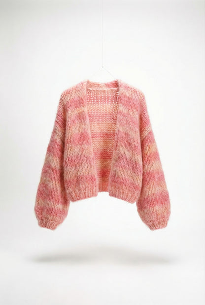 Samantha Handgemaakte Gebreide Dames Cardigan