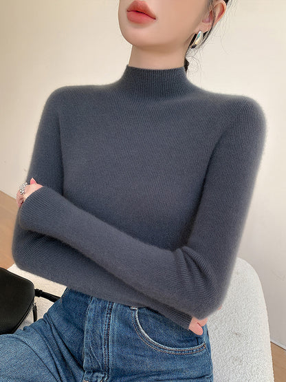 Premium Luxe Fijngebreide Col Sweater