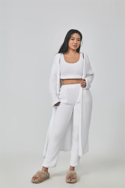 Avery 3-Delige Dames Lounge Set – Warme Zachte Pyjama / Huispak Dames